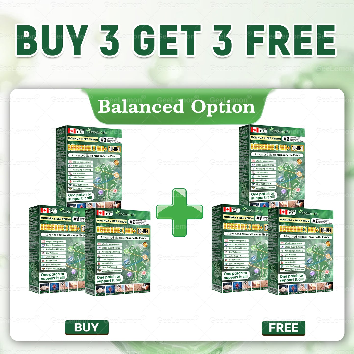 🇨🇦 𝑶𝒇𝒇𝒊𝒄𝒊𝒂𝒍 𝑺𝒕𝒐𝒓𝒆 | ❤️❤️❤️ 𝐆𝐞𝐞𝐋𝐞𝐦𝐨𝐧® Moringa · Berberine × NAD+ 𝟏𝟎-𝐢𝐧-𝟏 𝐀𝐝𝐯𝐚𝐧𝐜𝐞𝐝 𝐍𝐚𝐧𝐨 𝐌𝐢𝐜𝐫𝐨𝐧𝐞𝐞𝐝𝐥𝐞 𝐏𝐚𝐭𝐜𝐡 — 𝐎𝐧𝐜𝐞 𝐃𝐚𝐢𝐥𝐲, 𝐕𝐢𝐬𝐢𝐛𝐥𝐞 𝐑𝐞𝐬𝐮𝐥𝐭𝐬 𝐢𝐧 𝟕 𝐃𝐚𝐲𝐬