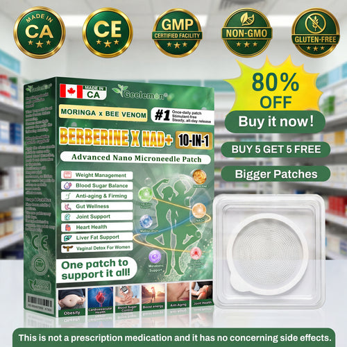 🇨🇦 𝑶𝒇𝒇𝒊𝒄𝒊𝒂𝒍 𝑺𝒕𝒐𝒓𝒆 | 👩‍⚕️👩‍⚕️👩‍⚕️ 𝐆𝐞𝐞𝐋𝐞𝐦𝐨𝐧® Moringa · Berberine × NAD+ 𝟏𝟎-𝐢𝐧-𝟏 𝐀𝐝𝐯𝐚𝐧𝐜𝐞𝐝 𝐍𝐚𝐧𝐨 𝐌𝐢𝐜𝐫𝐨𝐧𝐞𝐞𝐝𝐥𝐞 𝐏𝐚𝐭𝐜𝐡 — 𝐎𝐧𝐜𝐞 𝐃𝐚𝐢𝐥𝐲, 𝐕𝐢𝐬𝐢𝐛𝐥𝐞 𝐑𝐞𝐬𝐮𝐥𝐭𝐬 𝐢𝐧 𝟕 𝐃𝐚𝐲𝐬
